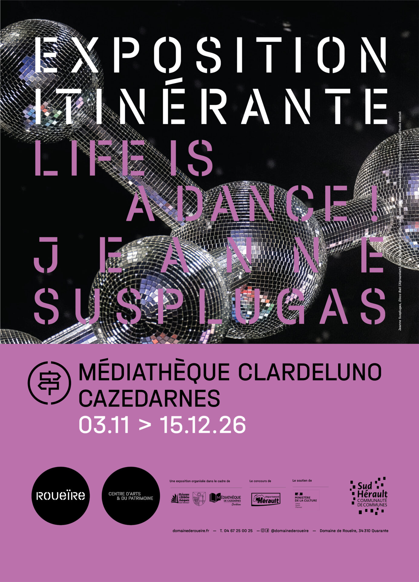 Affiche itinérance - Life is a dance - Cazedarnes simple